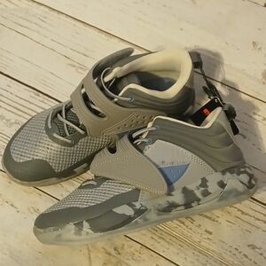 And-1 Limelight Strap Kids Gray Athletic Shoes Size 6